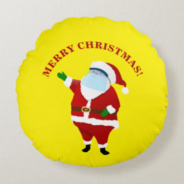 Merry Covid Kerstmis Rond Kussen