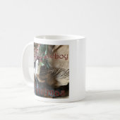 Merry Cowboy-kerst Cowboy Boots Coffee-Mok Koffiemok (Voorkant links)