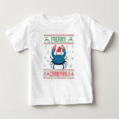Merry Crabmas Funny Crab Ugly KerstSweater (Voorkant)