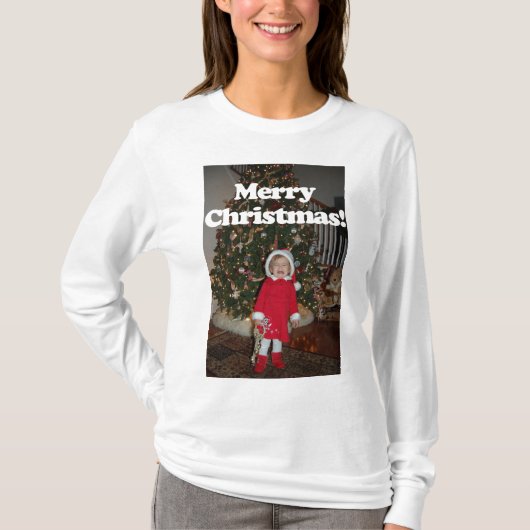 Merry Cranky Kerstmis T-shirt (Voorkant)