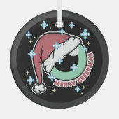 Merry Creepmas Glas Ornament (Voorkant)