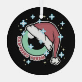 Merry Creepmas Glas Ornament (Achterkant)