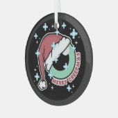 Merry Creepmas Glas Ornament (Voorkant links)