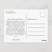 Merry Creepmas Halloween Briefkaart (Achterkant)