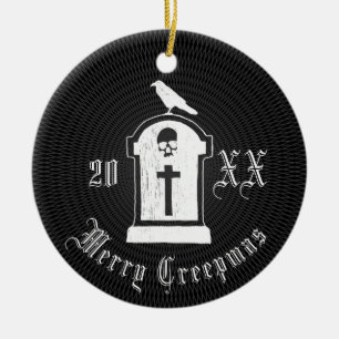 Merry Creepmas — headstone Keramisch Ornament