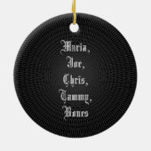 Merry Creepmas — headstone Keramisch Ornament (Achterkant)