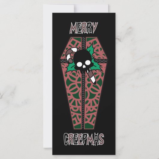 Merry Creepmas Holiday Flat Card (Voorkant)