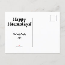  Merry Creepmas Horror-kerstmis Aangepast Briefkaa