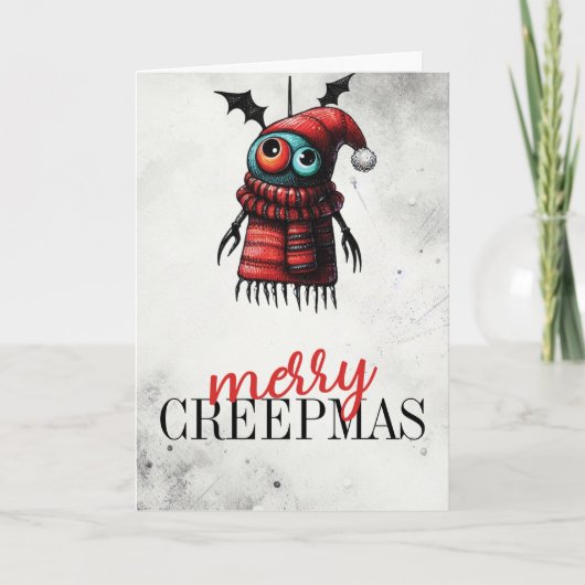 Merry Creepmas Kaart (Voorkant)