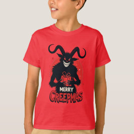 Merry Creepmas Krampus Holiday T-shirt