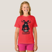 Merry Creepmas Krampus Holiday T-shirt (Voorkant volledig)