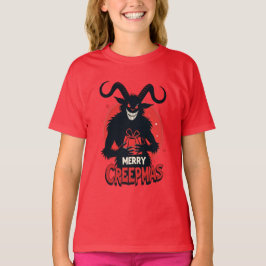 Merry Creepmas Krampus Holiday T-shirt