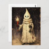 Merry Creepmas Spooky Ghost Gothic  Briefkaart (Voorkant / Achterkant)