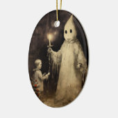 Merry Creepmas Spooky Ghost Gothic  Keramisch Ornament (Links)