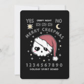 Merry Creepsmas Spirits Board Feestdagenkaart (Voorkant)