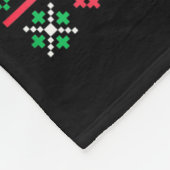 Merry Crisis And Happy New Fear Funny Ugly Christm Fleece Deken (Hoek)