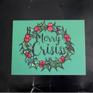 Merry Crisis Briefkaart