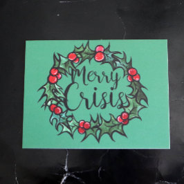 Merry Crisis Briefkaart