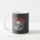 Merry Crisis Dark Humor Sarcastic Christmas Goth P Koffiemok (Links)