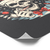 Merry Crisis Dark Humor Sarcastic Christmas Goth P Poster (Hoek)