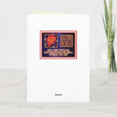 Merry Crisis Funny Christmas Kaart (Achterkant)