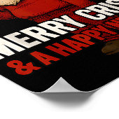 Merry Crisis Happy New Fear Year 2026 Funny Adult  Poster (Hoek)