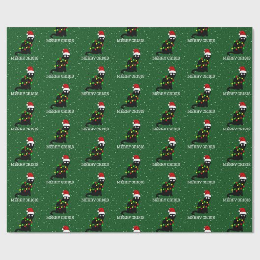 Merry Crisis Wrapping Paper Cadeaupapier (Vlak)
