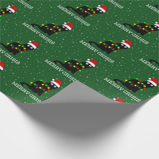 Merry Crisis Wrapping Paper Cadeaupapier (Hoek)