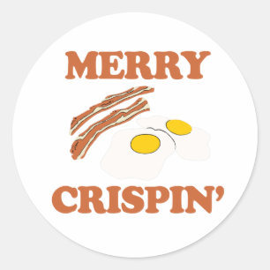 Merry Crispin Ronde Sticker