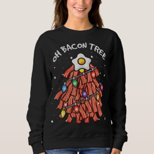 Merry Crispness Oh Bacon Tree BBQ Ugly Kerstmis Trui