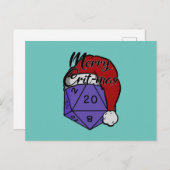 Merry Crit-mas Briefkaart (Voorkant / Achterkant)