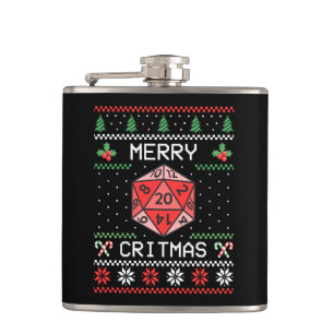 Merry Critmas II - Lelijke Kerst Heupfles