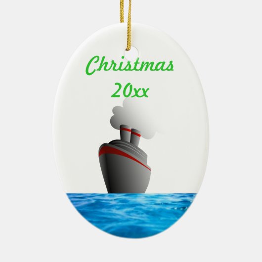 Merry Cruise-mas COL1 Dated Ornament (Achterkant)