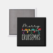 Merry Cruise-mas Cruise Christmas Xmas Pajamas Hol Magneet (Voorkant / Achterkant)