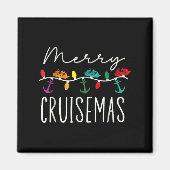 Merry Cruise-mas Cruise Christmas Xmas Pajamas Hol Magneet (Voorkant)