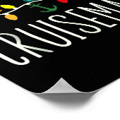 Merry Cruise-mas Cruise Christmas Xmas Pajamas Hol Poster (Hoek)