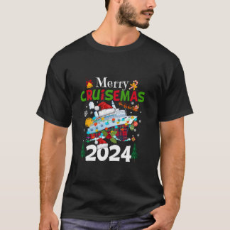 Merry Cruise Squad 2024 Familiegroep Matching Vaca T-shirt
