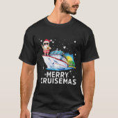 Merry Cruisemas 2021 Funny kerstkerstman T-shirt (Voorkant)