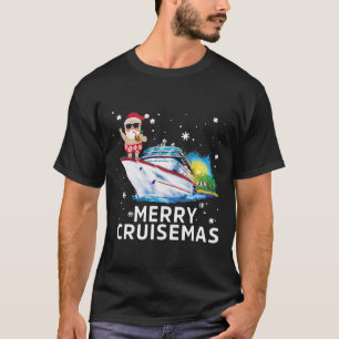 Merry Cruisemas 2021 Funny kerstkerstman T-shirt