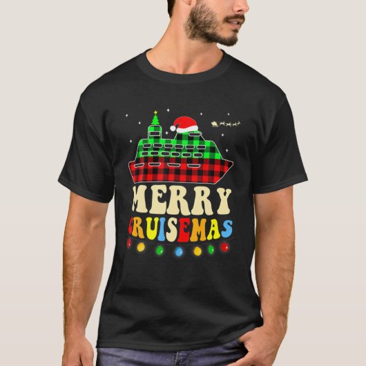 Merry Cruisemas 2022 Kerstkerstkerstkerstman Crui T-shirt (Voorkant)