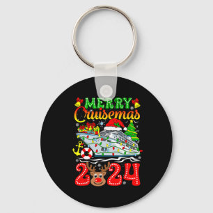 Merry Cruisemas 2024 Cruise Kerstmis Rudolph Xmas Sleutelhanger