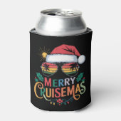 Merry Cruisemas 2024 Kerstman Rendier Blikjeskoeler (Blikje Voorkant)