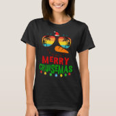 Merry Cruisemas 2025 Christmas Santa Snowman Cruis T-shirt (Voorkant)