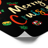 Merry Cruisemas 2025 Xmas Santa Reindeer Cruise Ma Poster (Hoek)