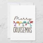 Merry Cruisemas Christmas Cruise Familie Matching Kaart (Voorkant)