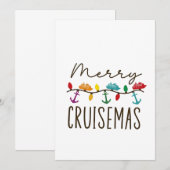 Merry Cruisemas Christmas Cruise Familie Matching Kaart (Voorkant / Achterkant)