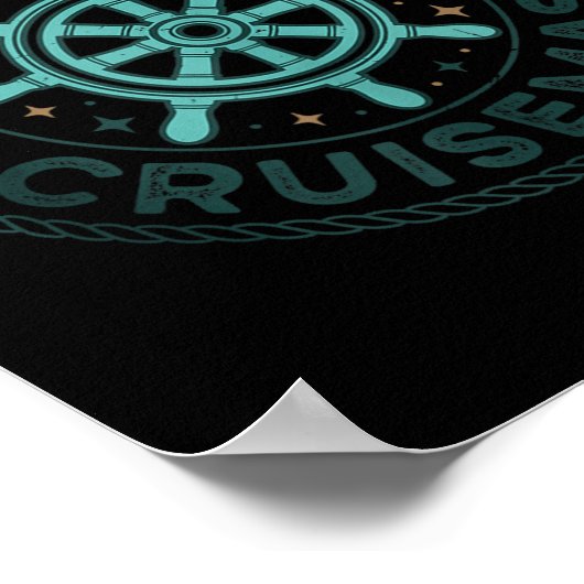 Merry Cruisemas Christmas Cruise Matching Family X Poster (Hoek)