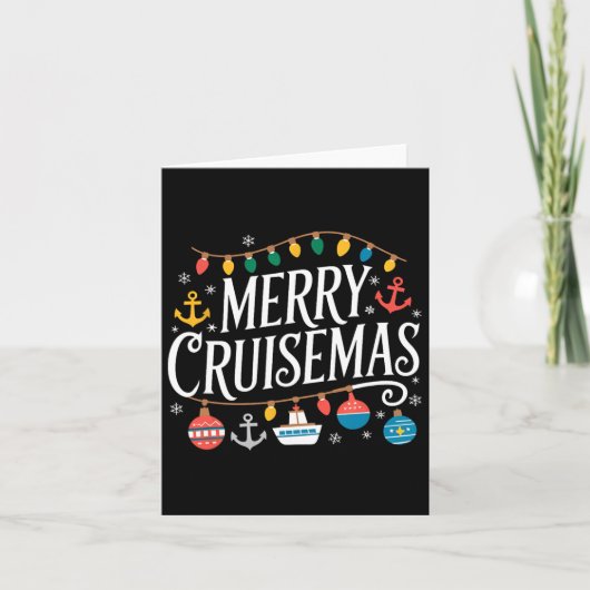 Merry Cruisemas Christmas Cruise S Family Cruise Kaart (Voorkant)