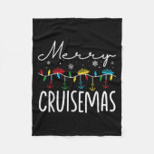 Merry Cruisemas Christmas Family Cruisin Funny Cru Fleece Deken (Voorkant)