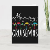 Merry Cruisemas Christmas Family Cruisin Funny Cru Kaart (Voorkant)